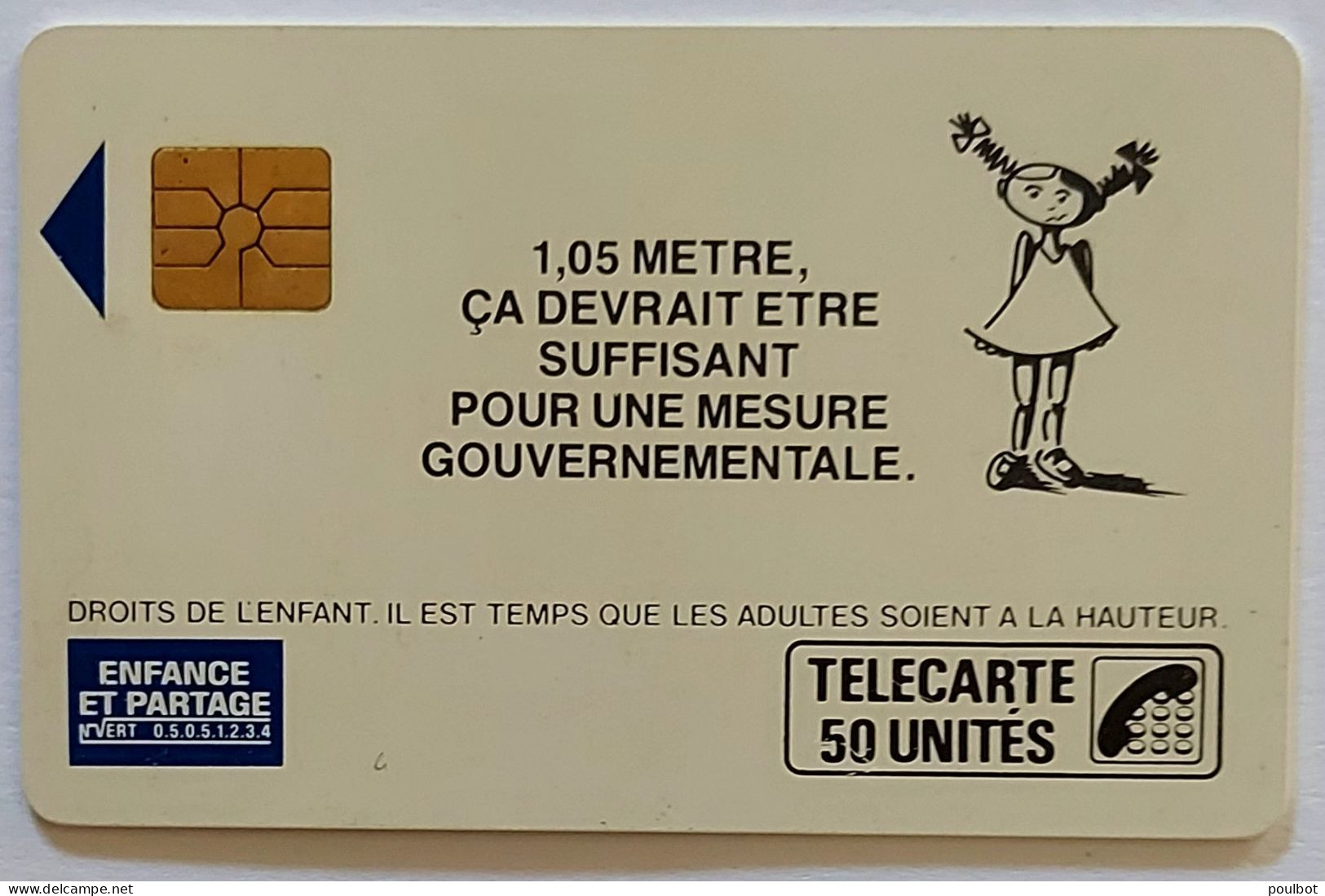 Télécarte F83 Enfance Et Partage Fille 07 / 89 - 1989