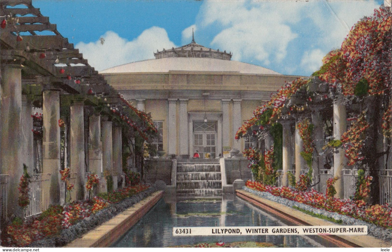 BR07. Postcard. Lilypond, Winter Gardens, Weston-Super-Mare. Somerset - Weston-Super-Mare