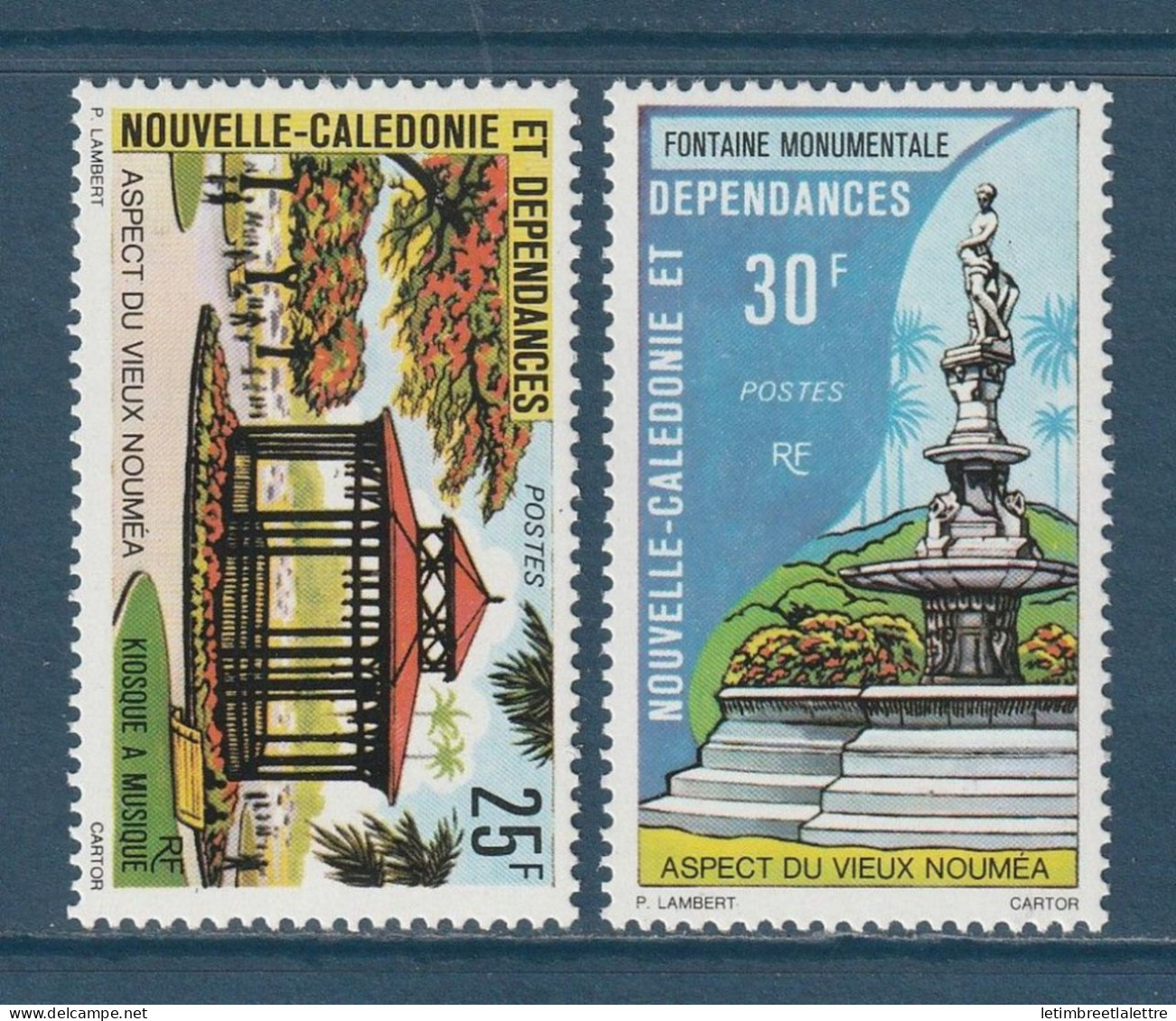 Nouvelle Calédonie - YT N° 402 Et 403 ** - Neuf Sans Charnière - 1976 - Neufs