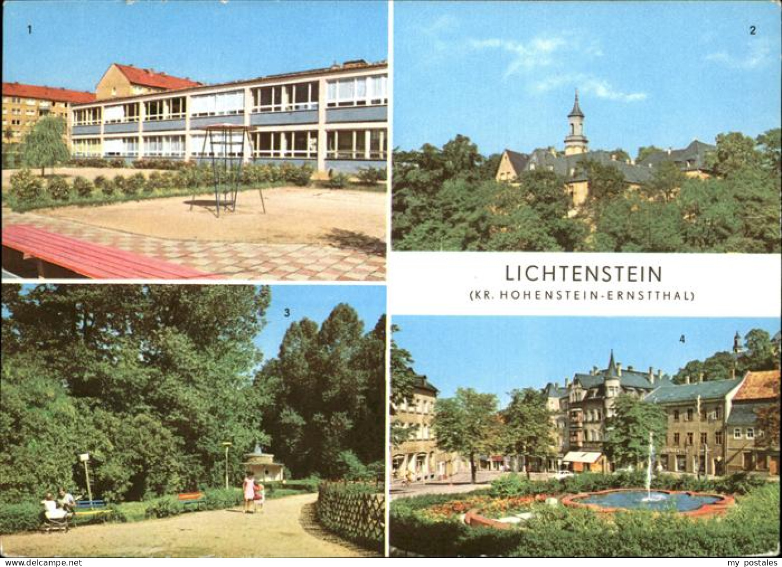 41225926 Lichtenstein Hohenstein-Ernstthal Kindergarten Neubaugebiet, Karl-Marx- - Hohenstein-Ernstthal