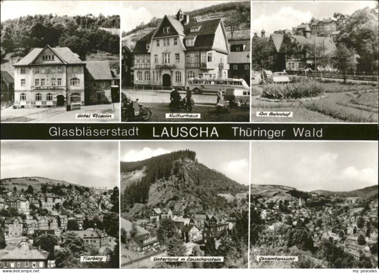 41225919 Lauscha Glasblaeserstadt, Bahnhof, Tierberg Lauscha - Lauscha
