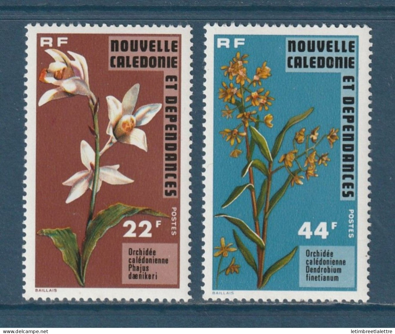 Nouvelle Calédonie - YT N° 409 Et 410 ** - Neuf Sans Charnière - 1977 - Unused Stamps