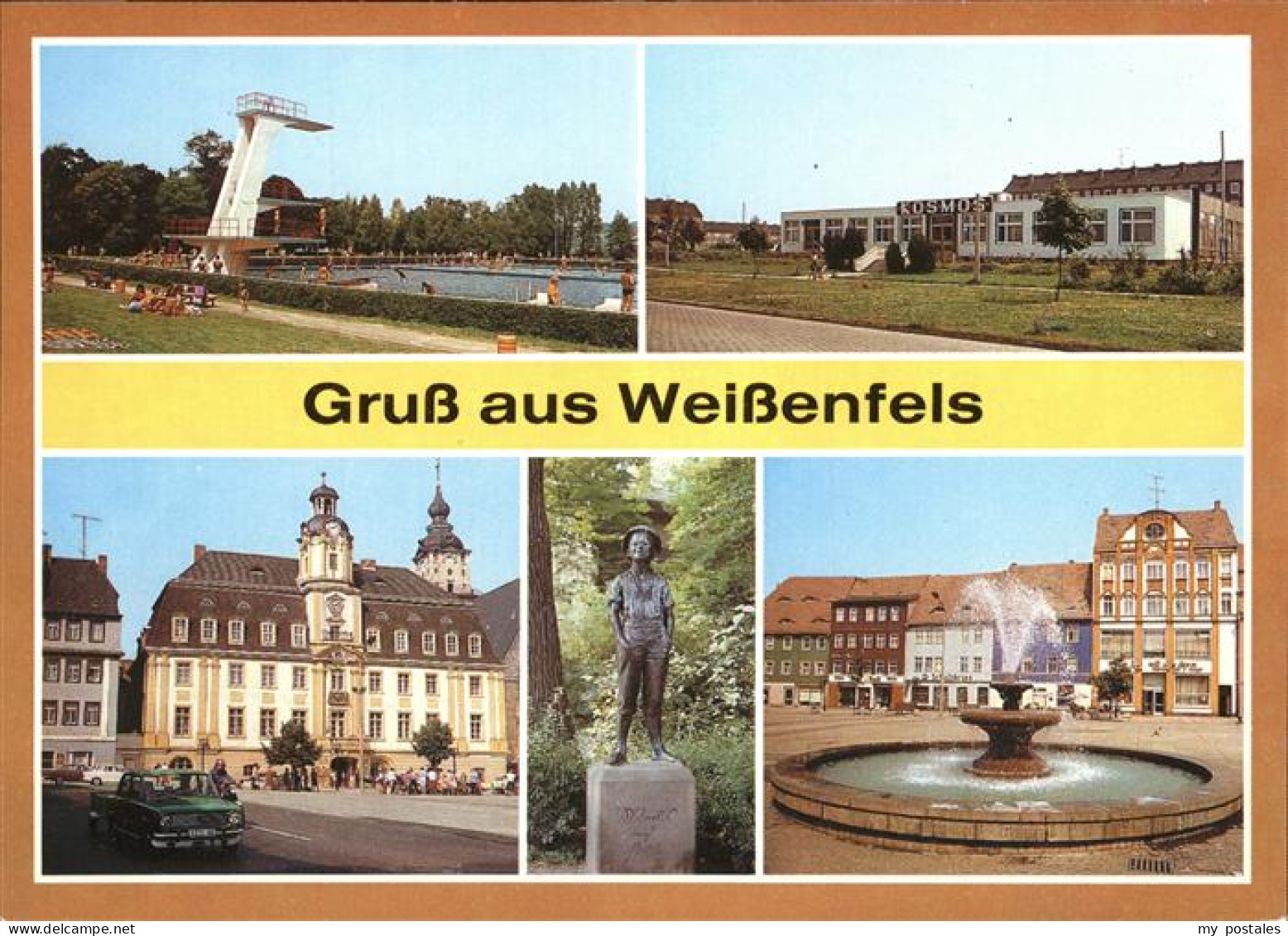 41225862 Weissenfels Saale Freibad, Rathaus, Karl-Marx-Platz Weissenfels - Weissenfels