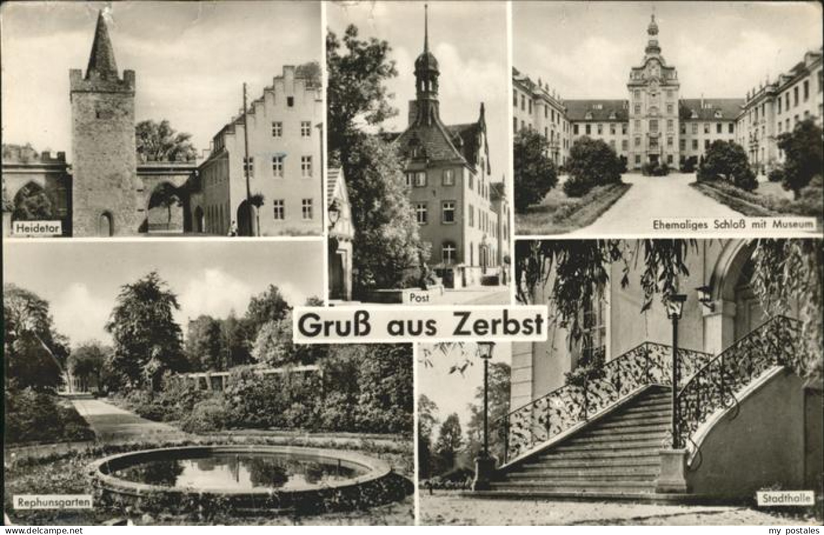 41225707 Zerbst Schloss, Museum, Stadthalle Zerbst - Zerbst