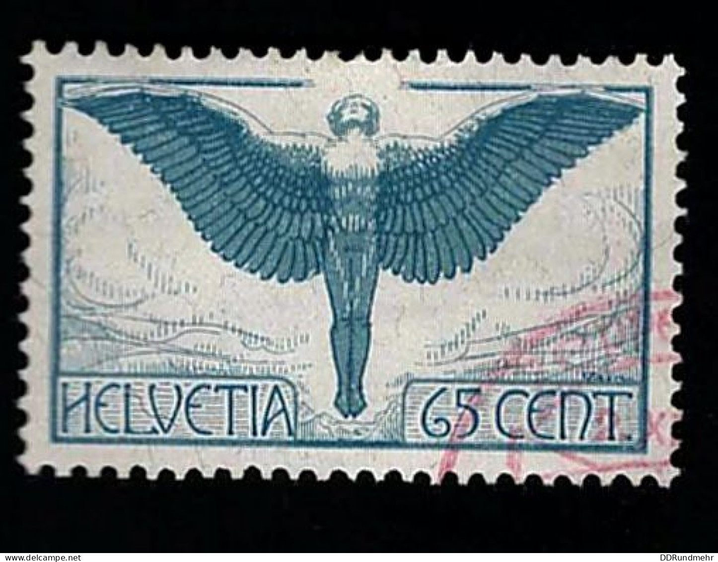 1924 Icarus Michel CH 189xI Stamp Number CH C10 Yvert Et Tellier CH PA10a Stanley Gibbons CH 325 Used - Oblitérés