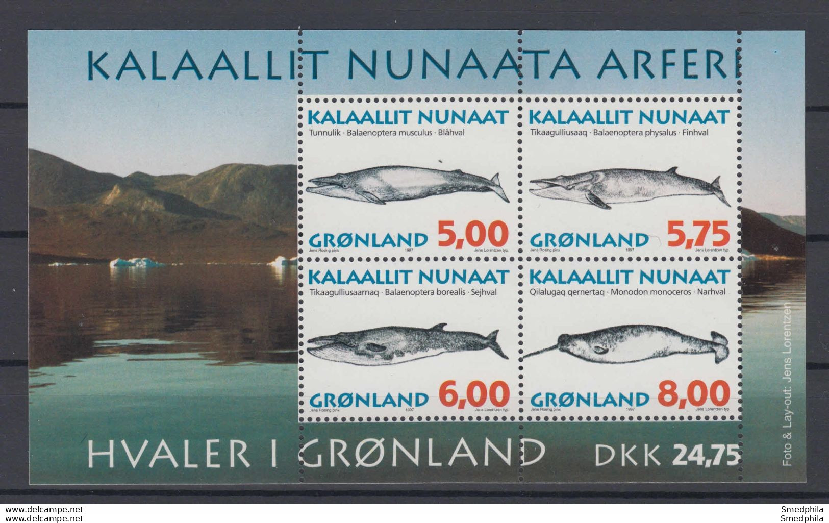 Greenland 1997 - Michel Block 13 MNH ** - Bloques