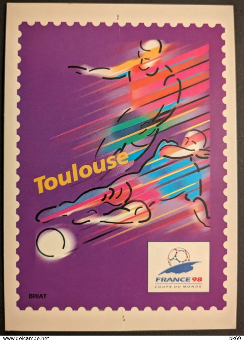 Entier Surchargé Spécimen 3013-CP1 SV1 Toulouse France 98 Coupe Du Monde De Football - Andere & Zonder Classificatie