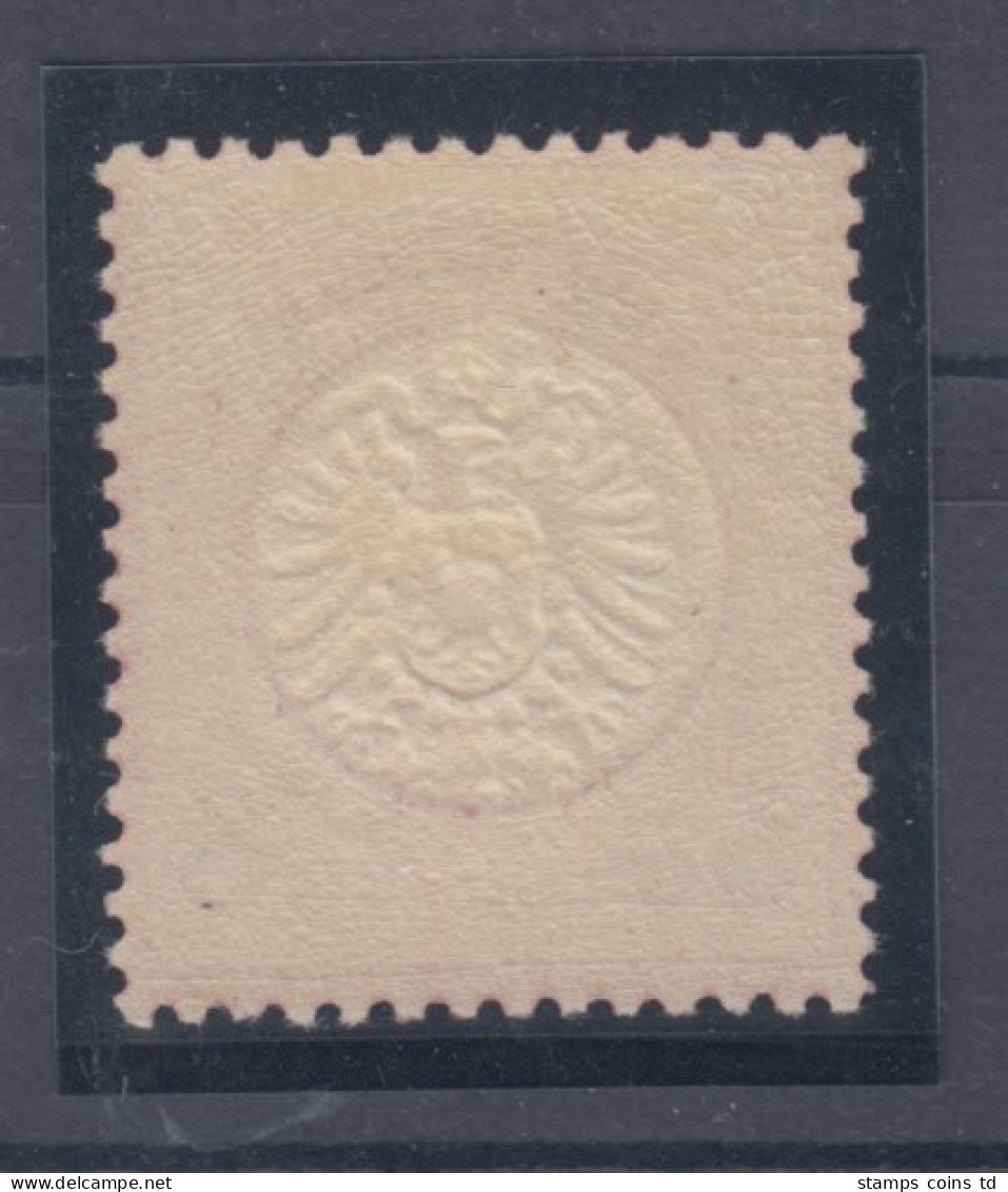 Dt. Reich Großer Brustschild, Mi.-Nr. 25 * Mit Seltenem Plattenfehler V  - Unused Stamps