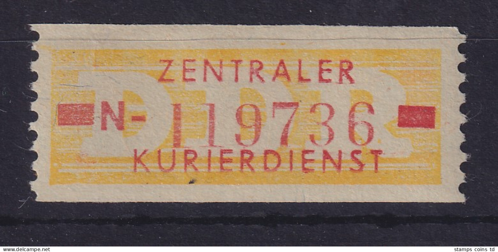 DDR Dienstmarken B Mi.-Nr. 18 I N1 Erfurt # 119736 Postfrisch ** - Mint