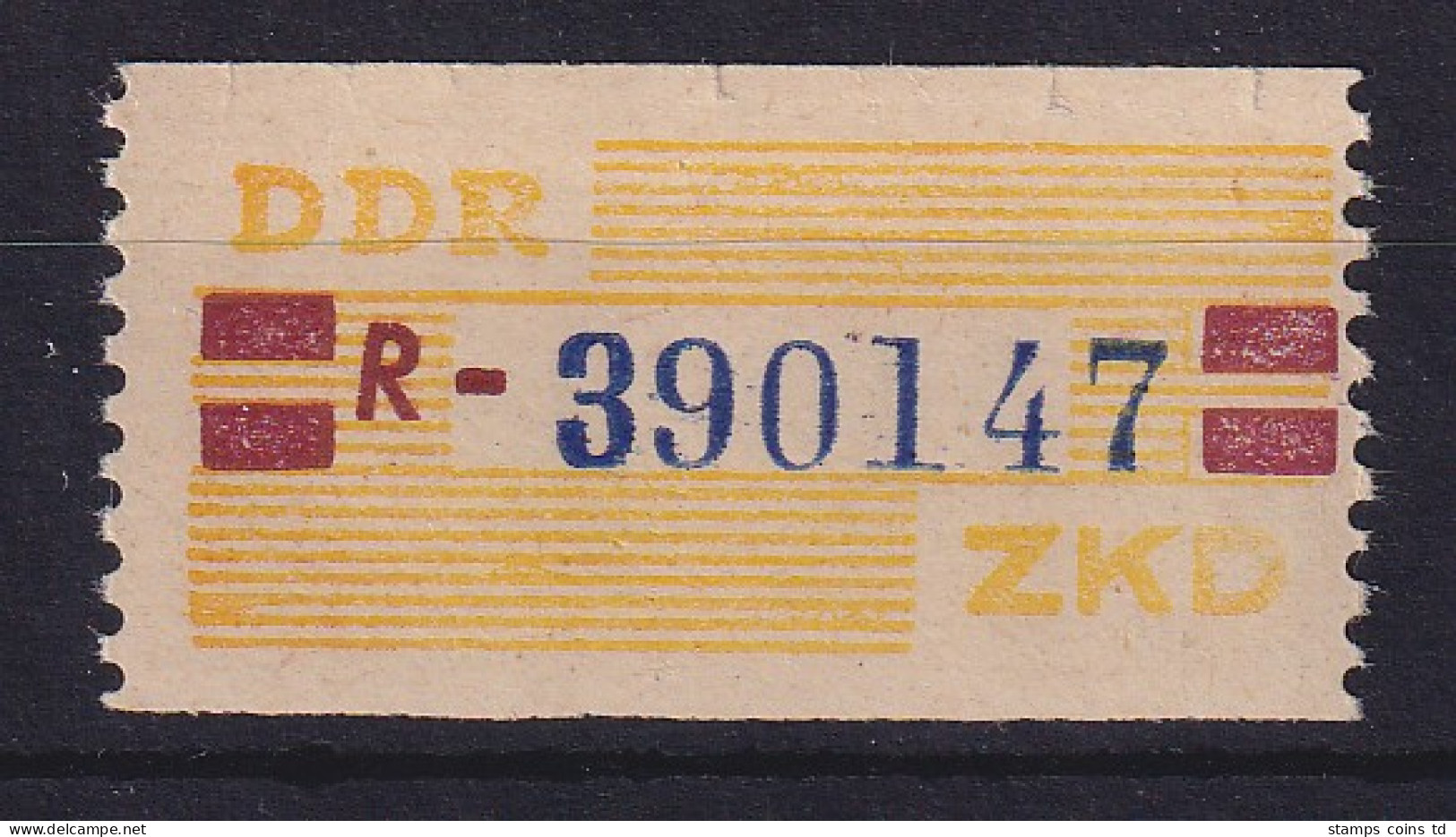 DDR Dienstmarken B Mi.-Nr. 25 R Erfurt # 390147 Postfrisch ** - Ungebraucht