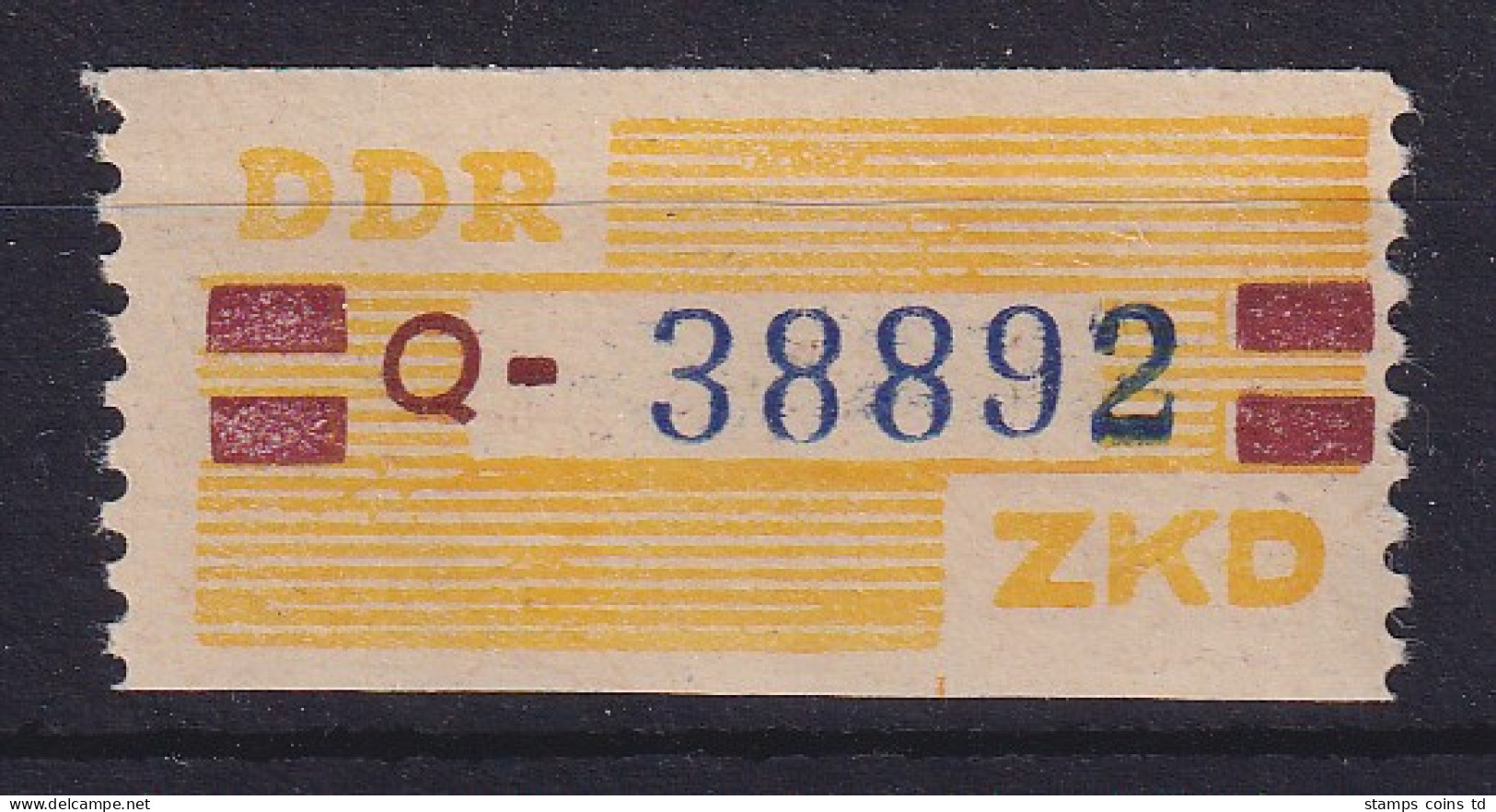 DDR Dienstmarken B Mi.-Nr. 25 Q Cottbus # 38892 Postfrisch ** - Nuovi