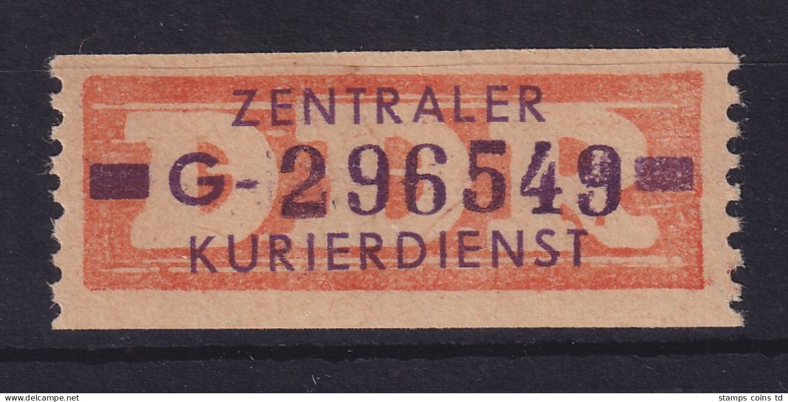 DDR Dienstmarken B Mi.-Nr. 22 G Suhl # 296549 Postfrisch ** - Neufs