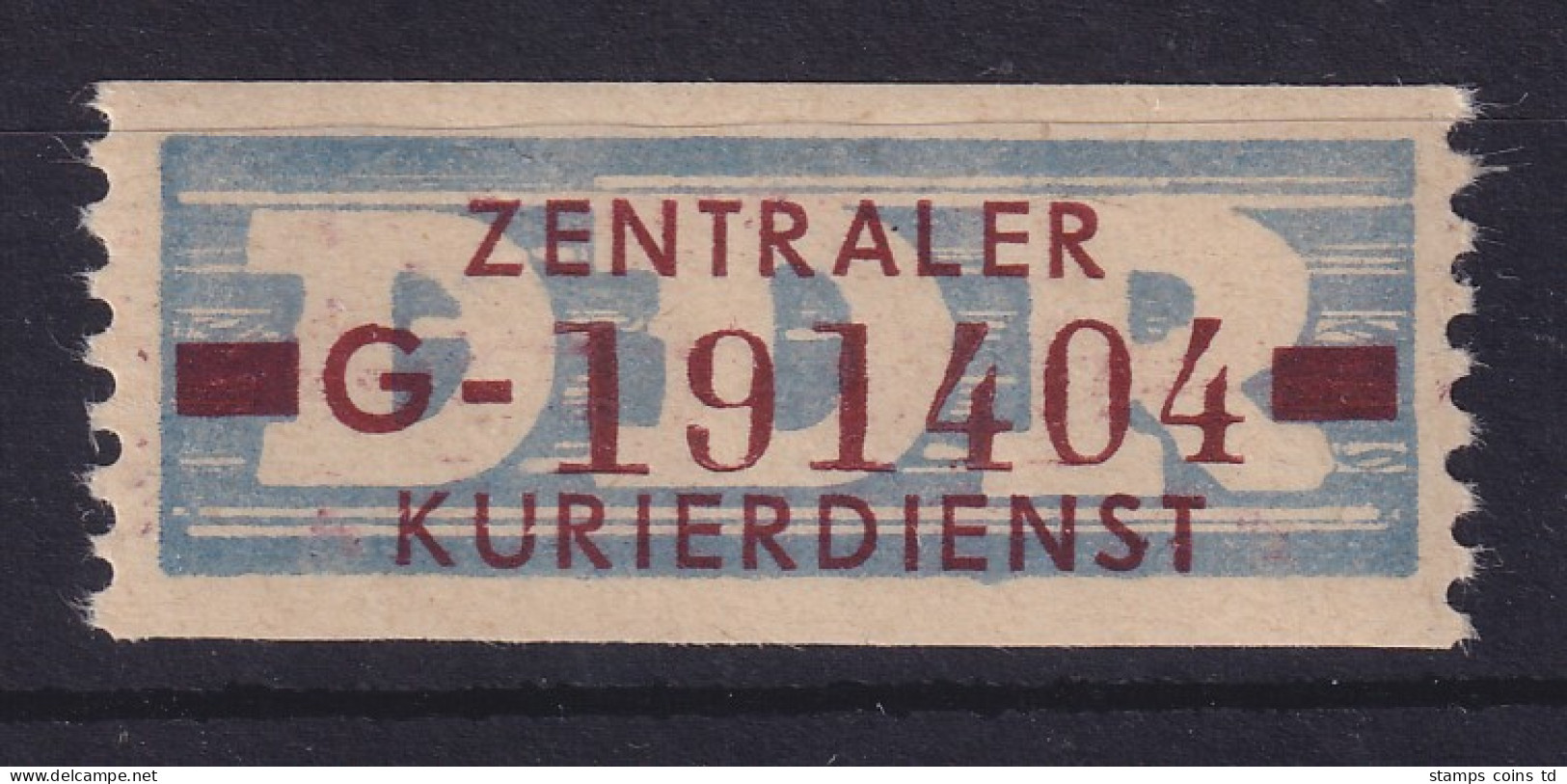 DDR Dienstmarken B Mi.-Nr. 20 G Suhl # 191404 Postfrisch ** - Neufs