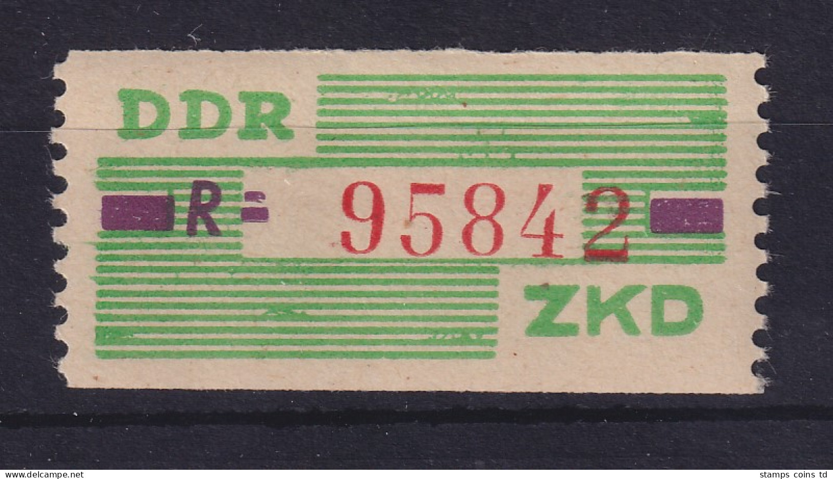 DDR Dienstmarken B Mi.-Nr. 24 R Erfurt # 95842 Postfrisch ** - Postfris