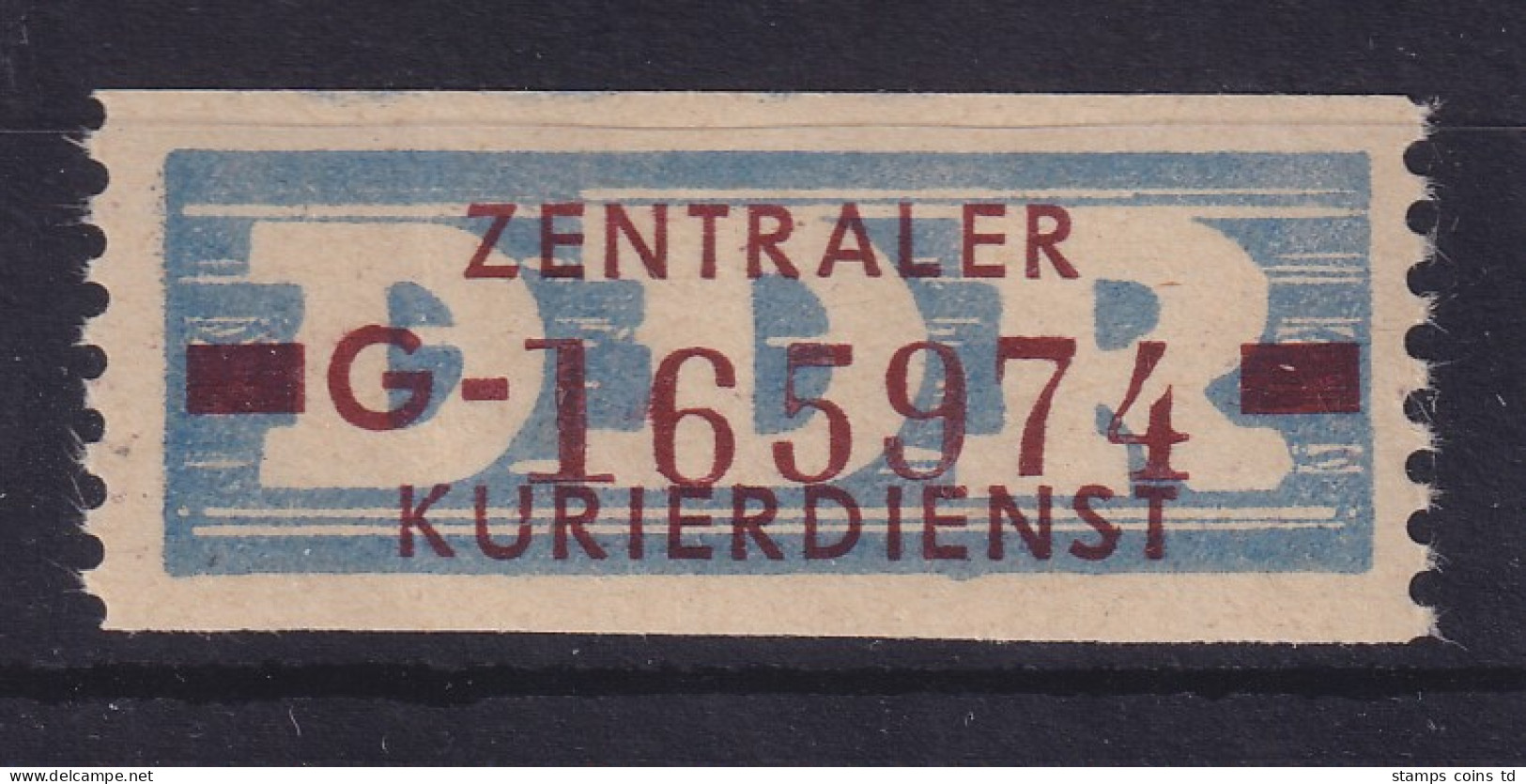 DDR Dienstmarken B Mi.-Nr. 20 G Suhl # 165974 Postfrisch ** - Postfris
