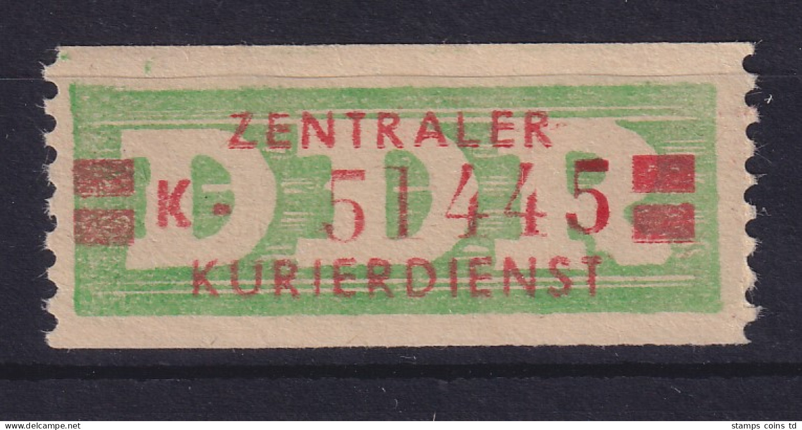 DDR Dienstmarken B Mi.-Nr. 31 A I K Erfurt # 51445 Postfrisch ** - Ungebraucht