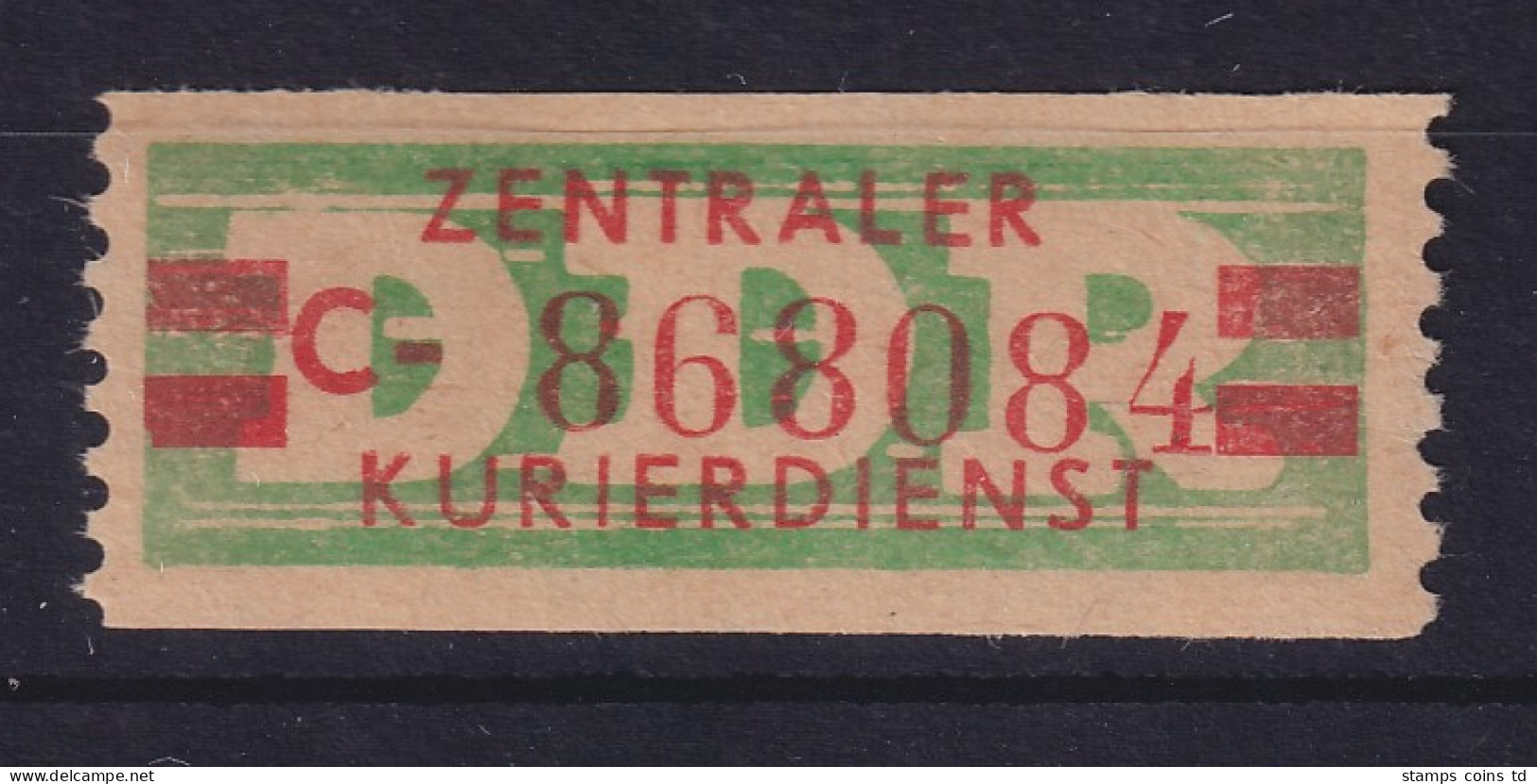 DDR Dienstmarken B Mi.-Nr. 31 II C Halle/Saale # 868084 Postfrisch ** - Ungebraucht