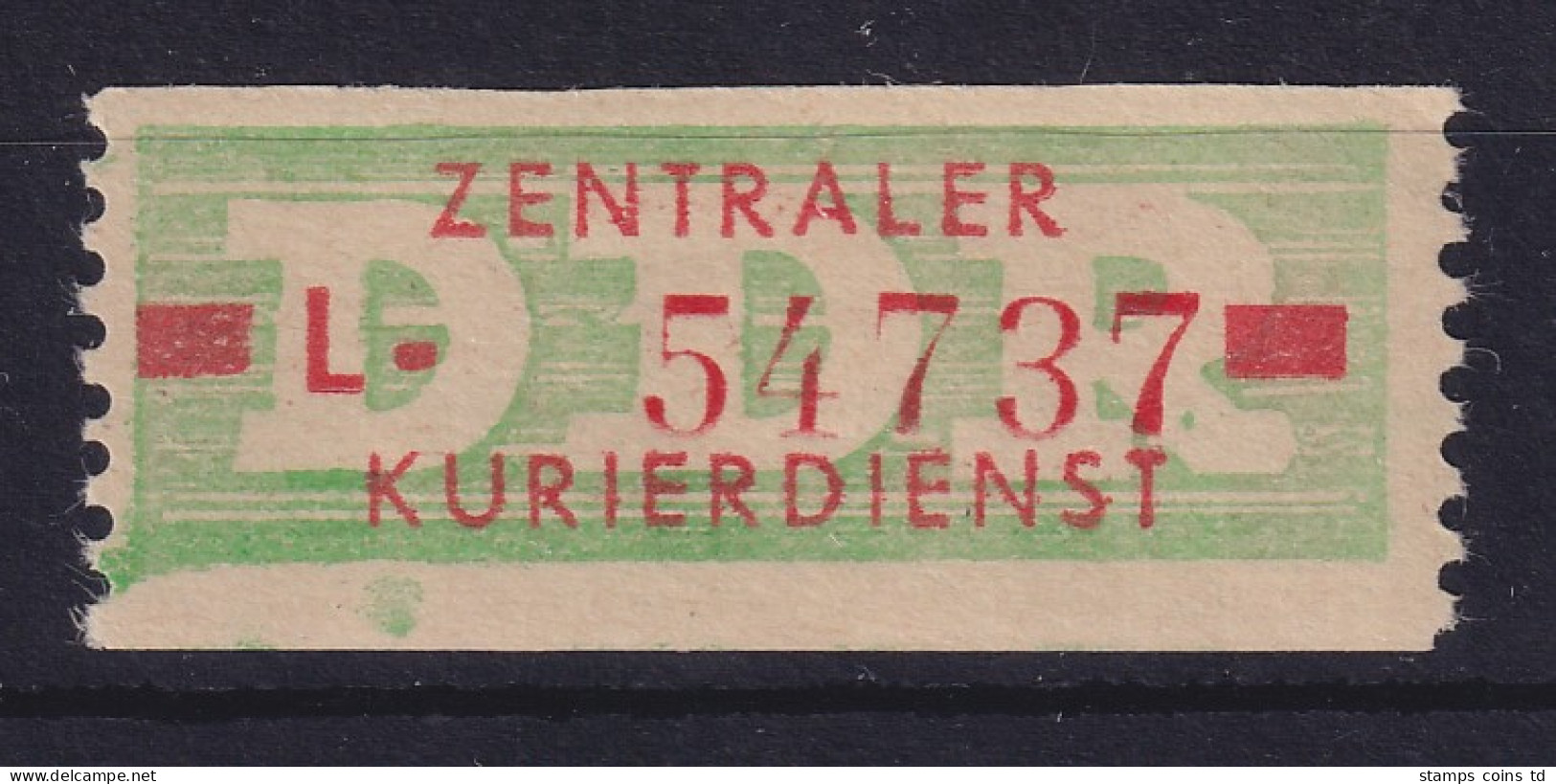 DDR Dienstmarken B Mi.-Nr. 30 I L Dresden # 54737 Postfrisch ** - Mint