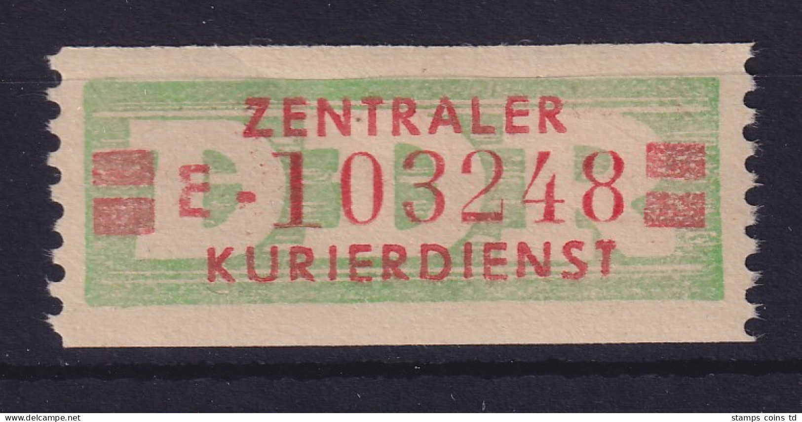 DDR Dienstmarken B Mi.-Nr. 31 A I E Cottbus # 103248 Postfrisch ** - Neufs