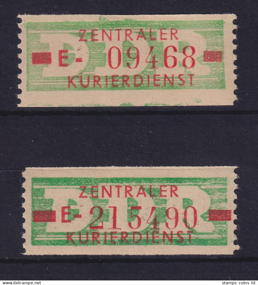 DDR Dienstmarken B Mi.-Nr. 30 I Und II E Cottbus Postfrisch ** - Mint