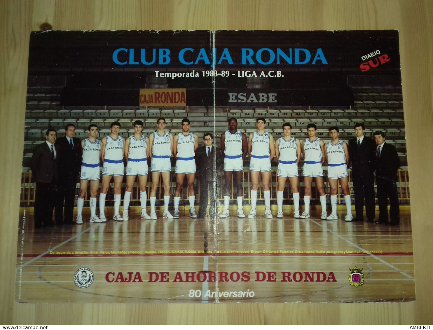 Poster CAJA DE RONDA Temporada 88/89 - Sonstige & Ohne Zuordnung