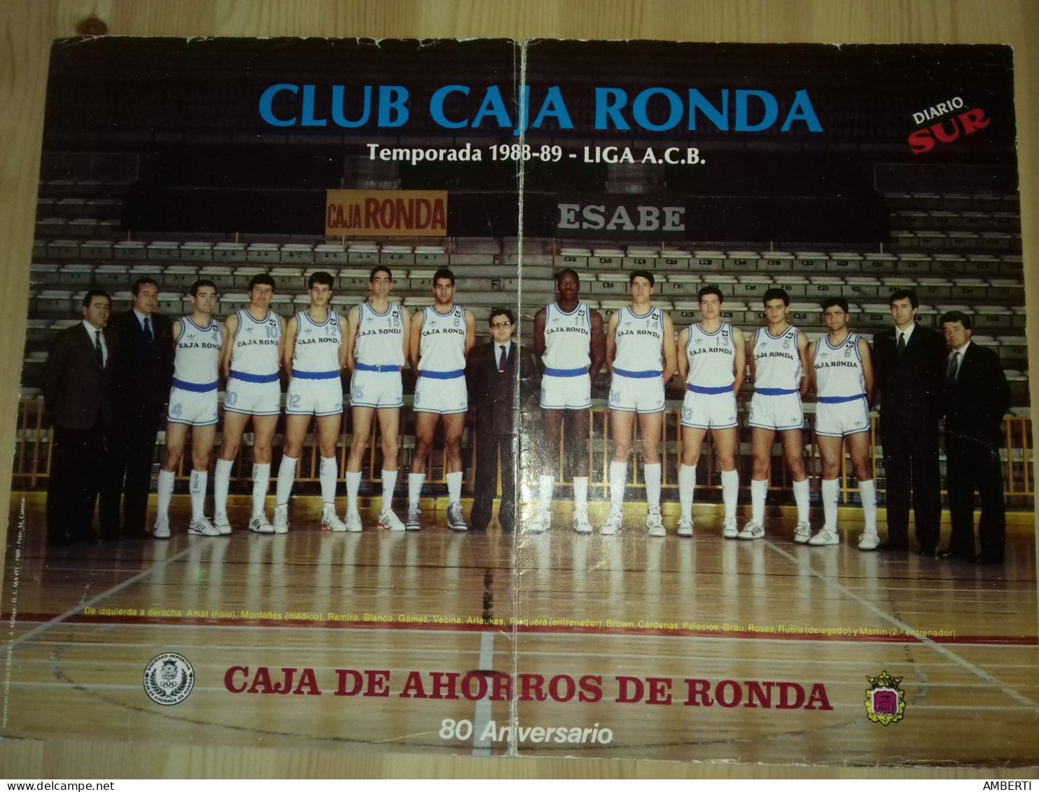 Poster CAJA DE RONDA temporada 88/89