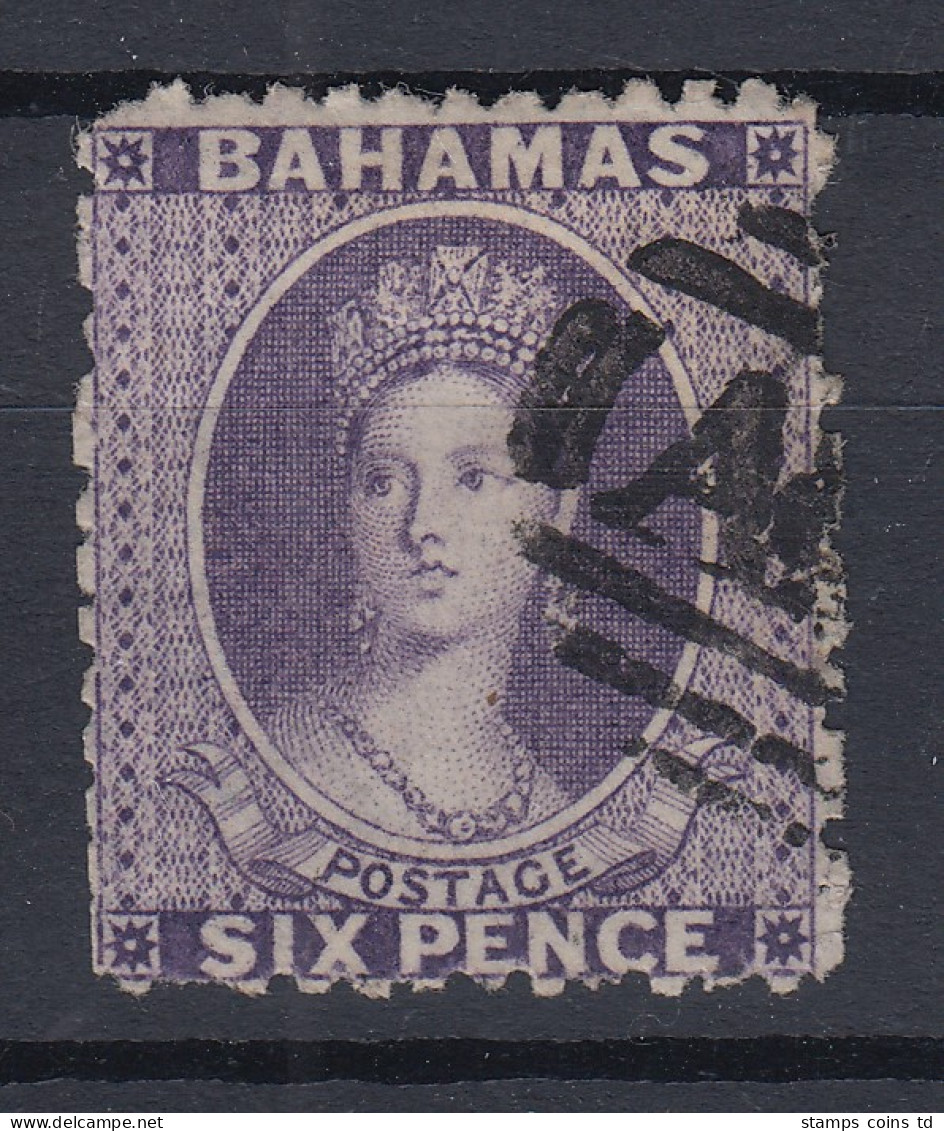 Bahamas 1863 Königin Viktoria Mi.-Nr. 7 A Sauber Gebraucht - Bahamas (1973-...)