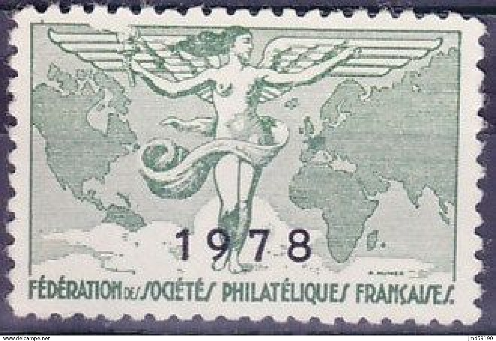 Vignette *, FEDERATION DES SOCIETES PHILATELIQUES FRANCAISES Année 1978 - Expositions Philatéliques