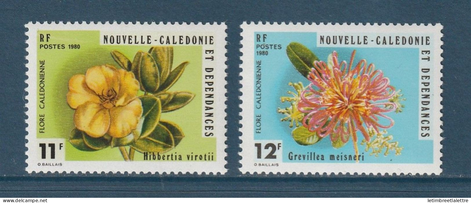 Nouvelle Calédonie - YT N° 436 Et 437 ** - Neuf Sans Charnière - 1980 - Neufs