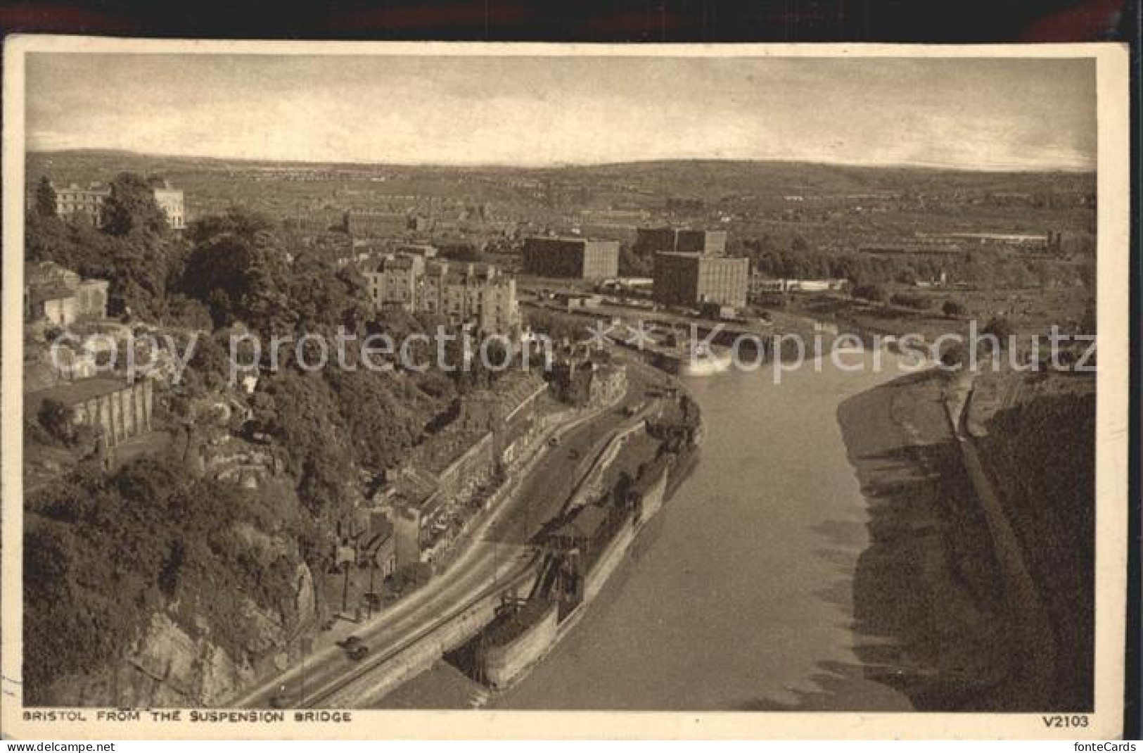 72154508 Bristol UK From The Suspension Bridge  - Bristol