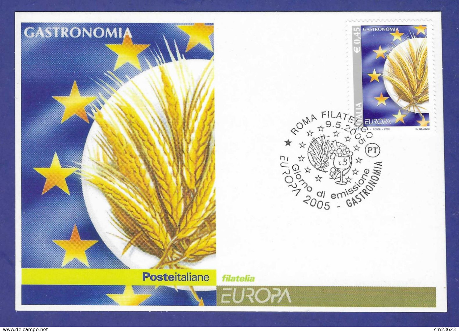 Italien / Italia  2005 Mi.Nr. 3031 , EUROPA CEPT Gastronomie - Maximum Card - Roma  9.5.2005 - 2005