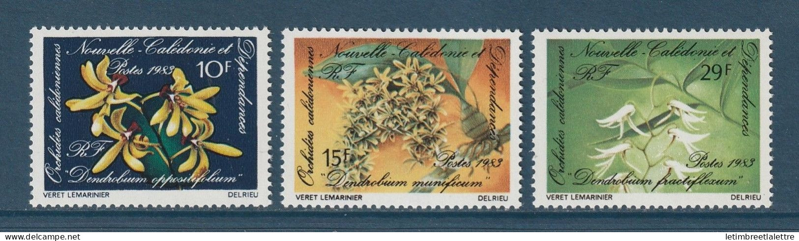Nouvelle Calédonie - YT N° 466 à 468 ** - Neuf Sans Charnière - 1983 - Neufs