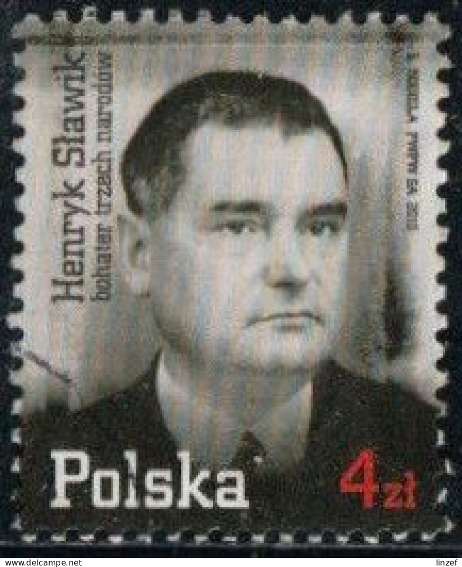 Pologne 2019 Yv. N°4724 - Henryk Slawik - Oblitéré - Oblitérés