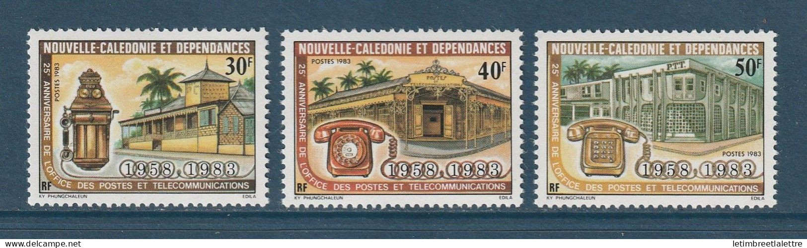 Nouvelle Calédonie - YT N° 472 à 474 ** - Neuf Sans Charnière - 1983 - Neufs