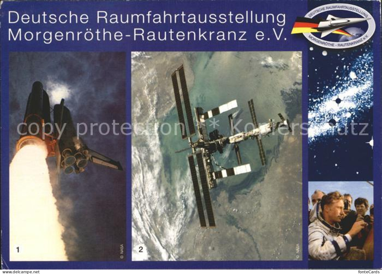 72148314 Raumfahrt Ausstellung Morgenroethe-Rautenkranz E.V. Space Shuttles  Flu - Espace