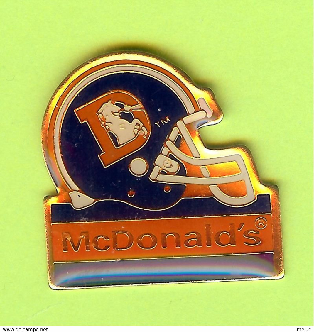 Pin's Mac Do McDonald's Denver Broncos Casque De Football - 2HH07 - McDonald's