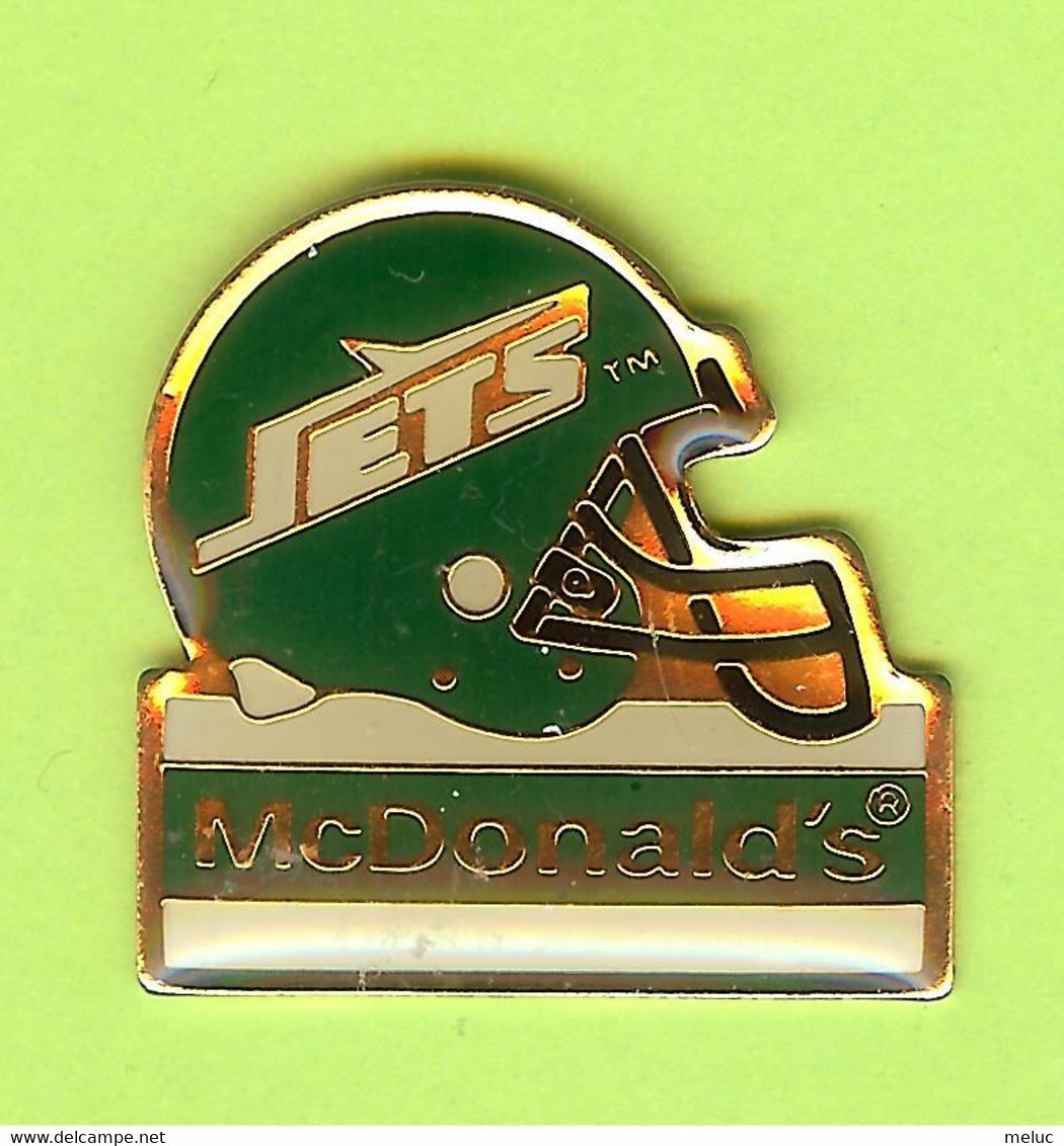 Pin's Mac Do McDonald's New York Jets Casque De Football - 2HH17 - McDonald's