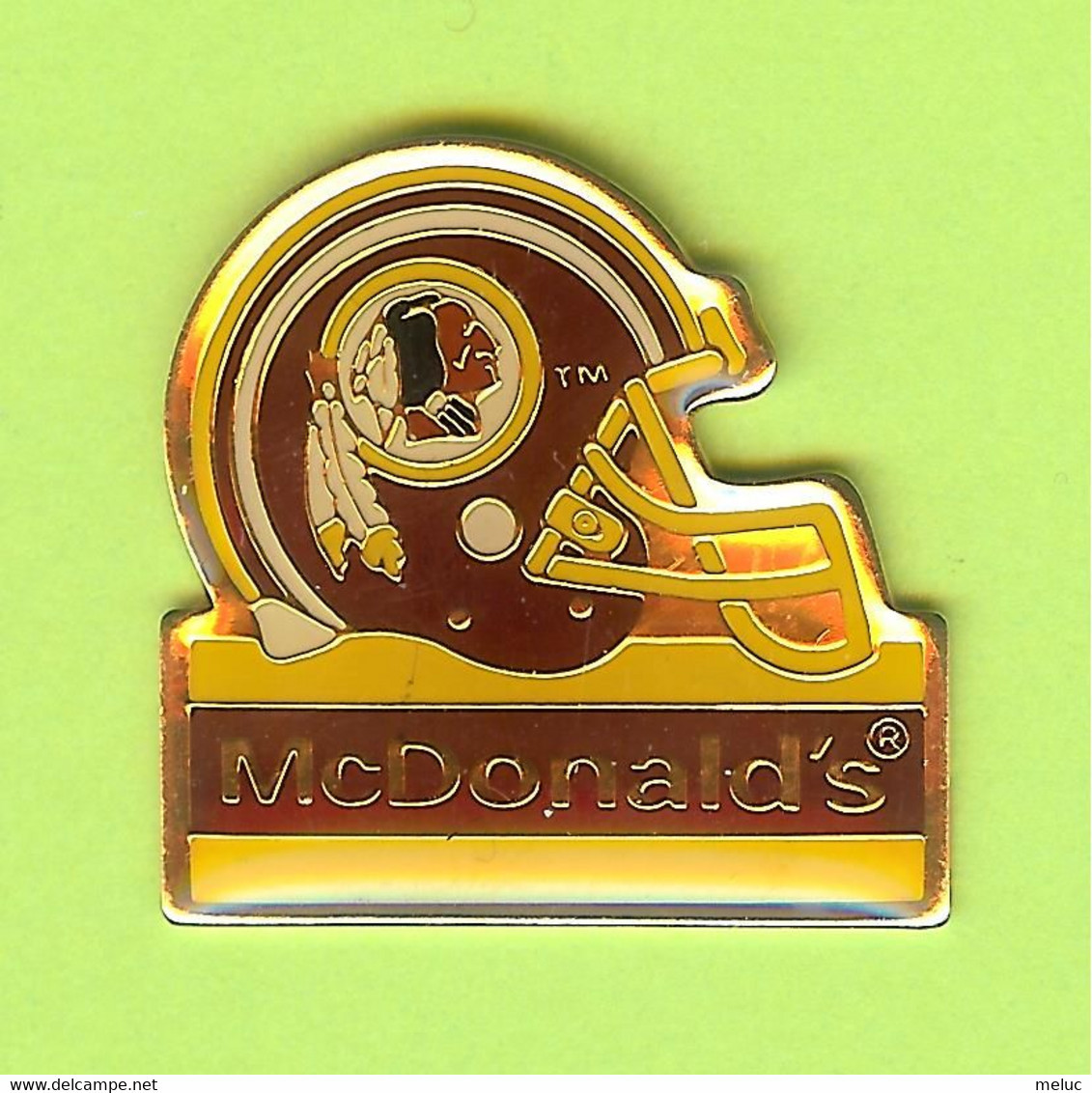 Pin's Mac Do McDonald's Washington Redskins Casque De Football - 2HH22 - McDonald's