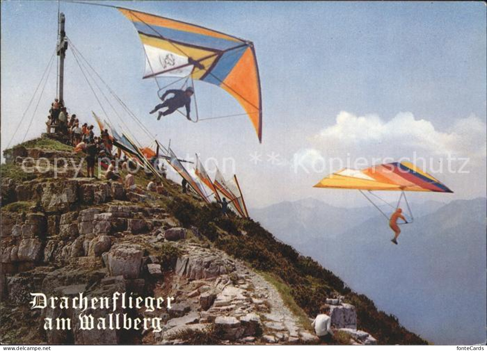 72148206 Drachenflug Drachenflieger Wallberg Rottach-Egern Flug - Parachutisme