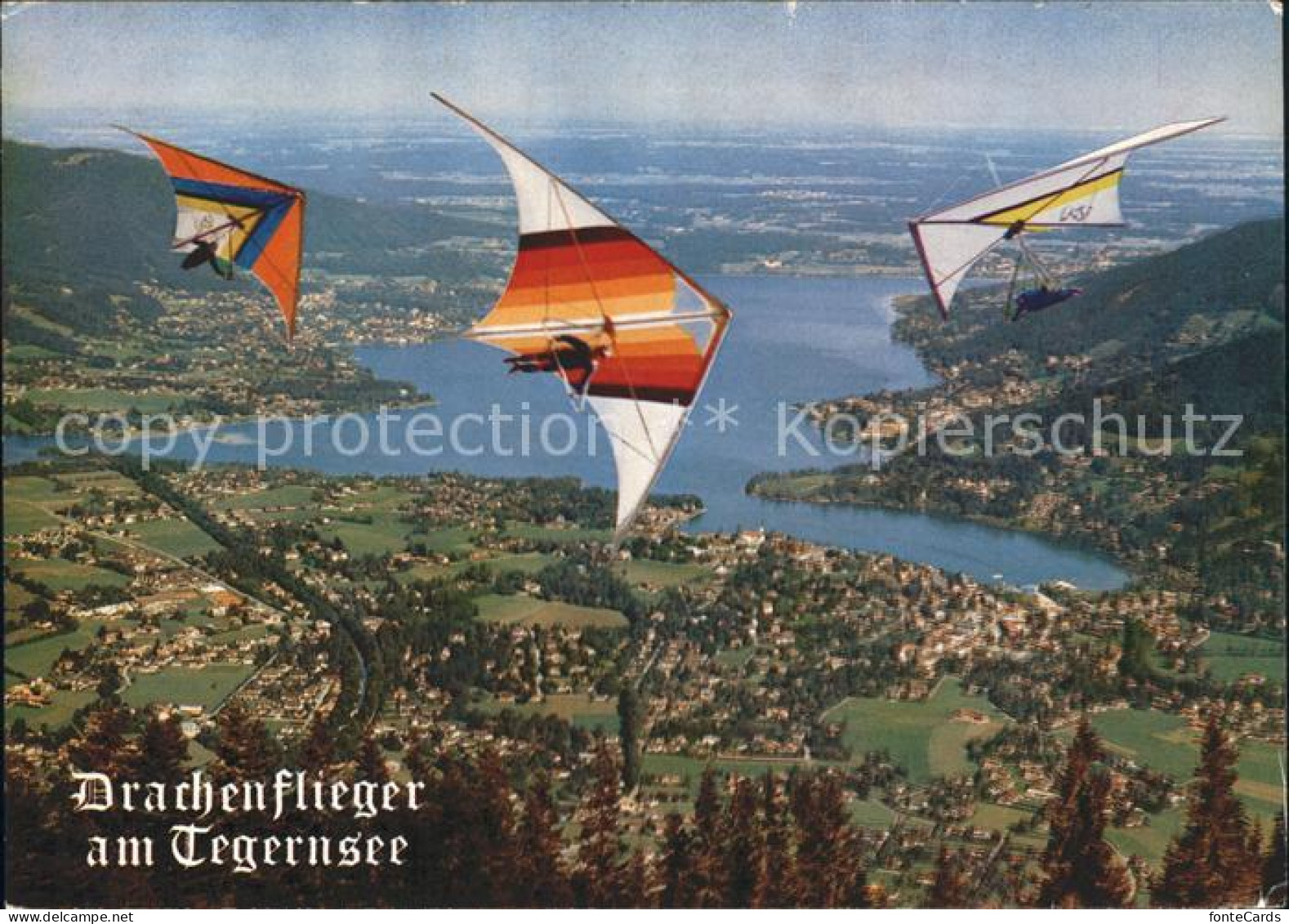 72148198 Drachenflug Drachenflieger Tegernsee  Flug - Parachutisme