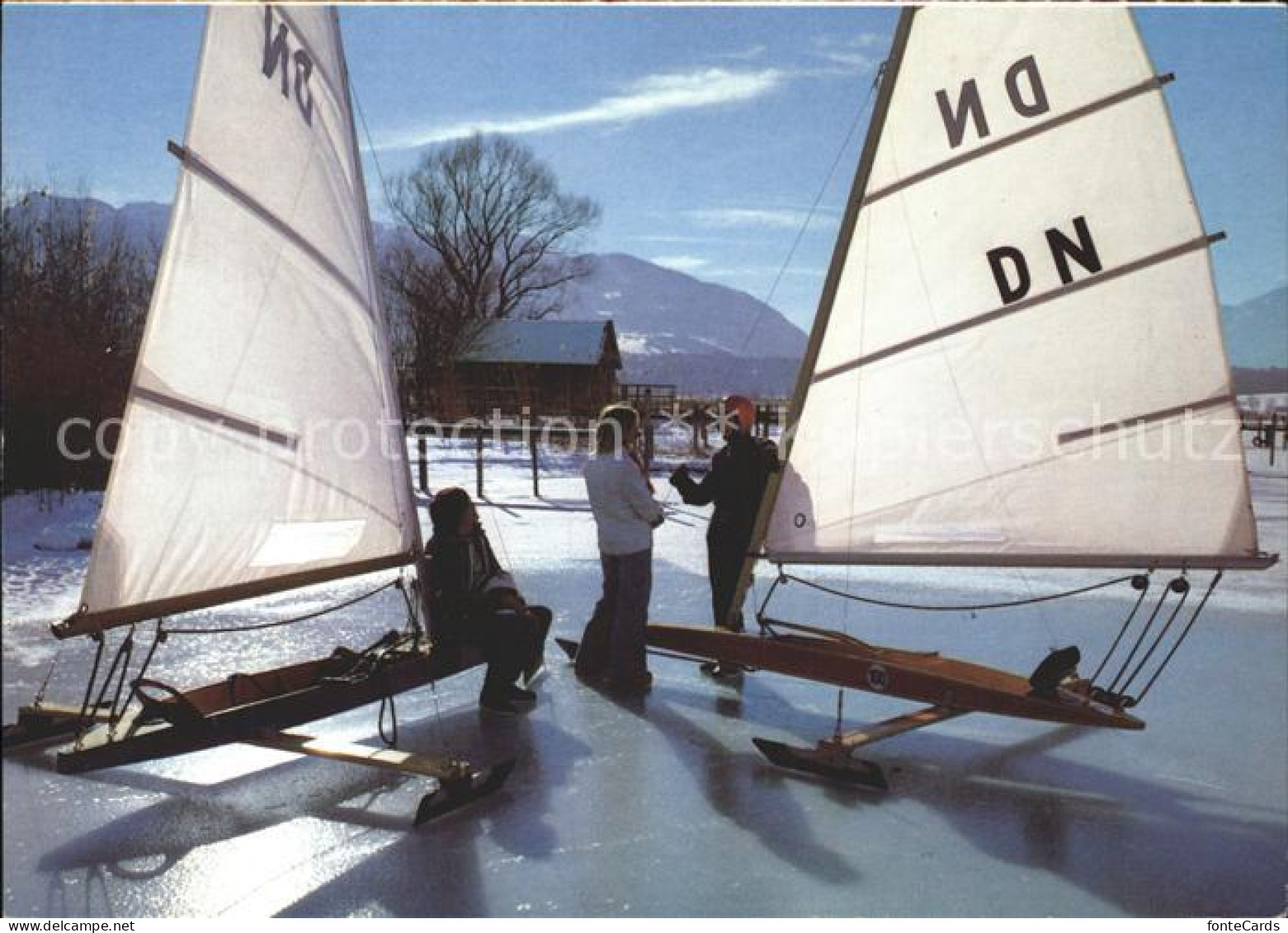 72148100 Segeln Eissegeln Chiemsee   - Voile