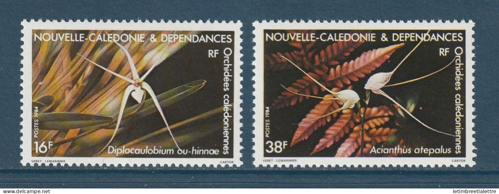 Nouvelle Calédonie - YT N° 488 Et 489 ** - Neuf Sans Charnière - 1984 - Neufs