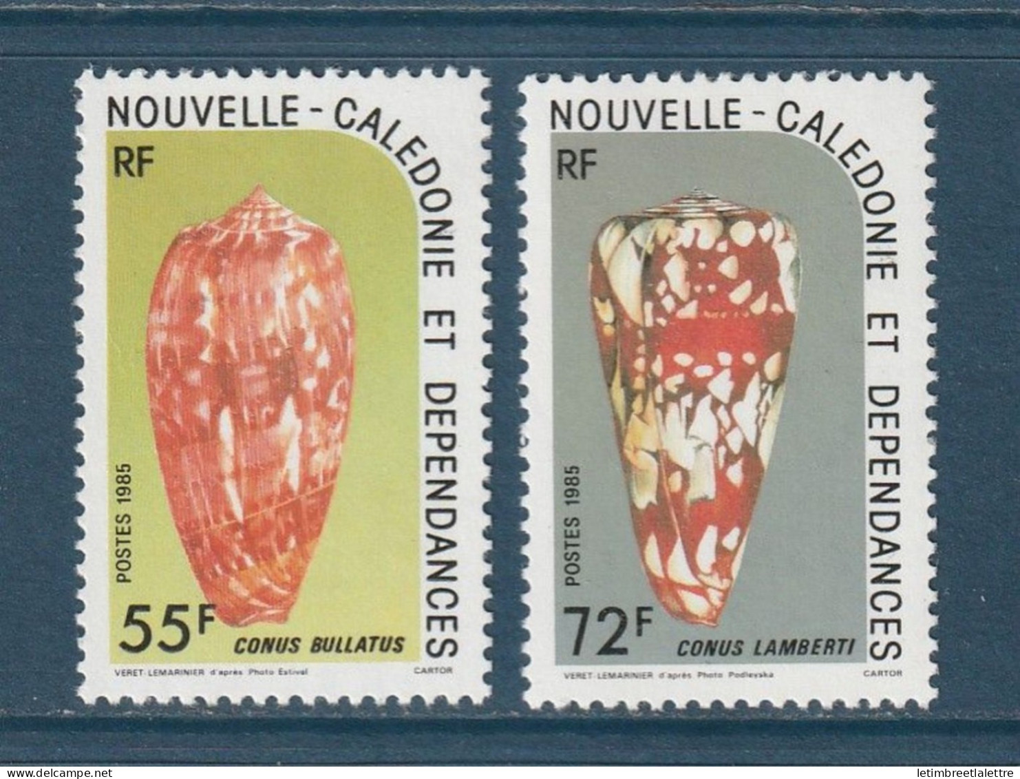 Nouvelle Calédonie - YT N° 498 Et 499 ** - Neuf Sans Charnière - 1985 - Neufs