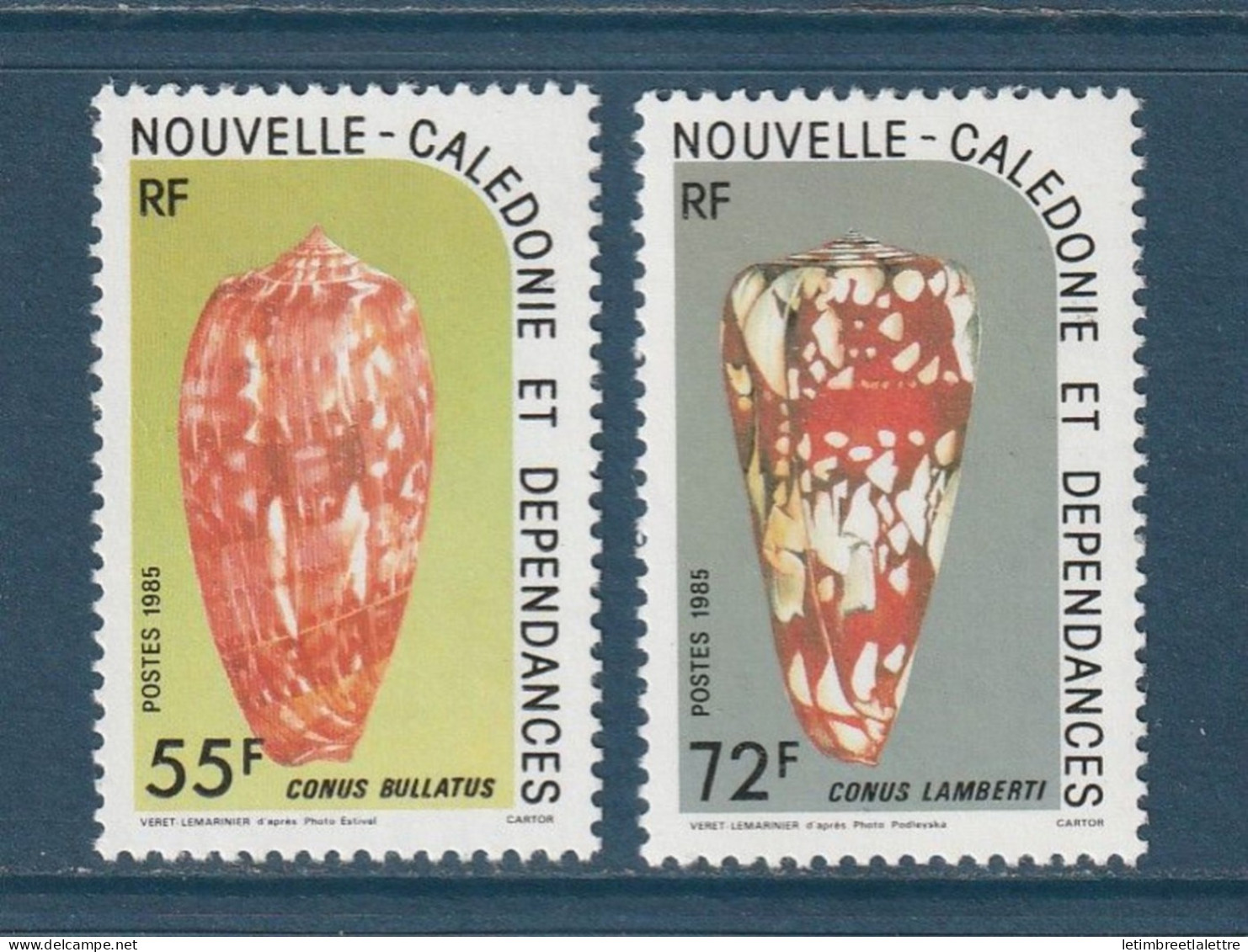 Nouvelle Calédonie - YT N° 498 Et 499 ** - Neuf Sans Charnière - 1985 - Ungebraucht