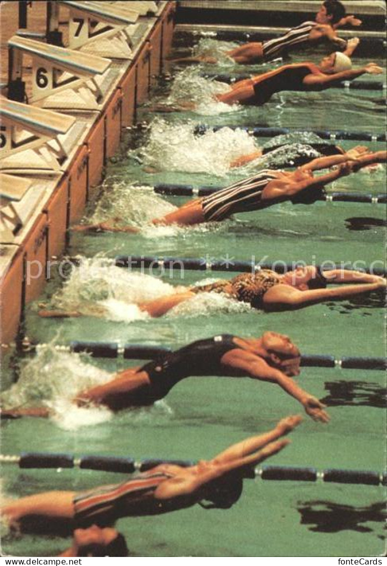 72145766 Schwimmen 200 M Ruecken Mexico 1968 Spendenkarte  - Swimming