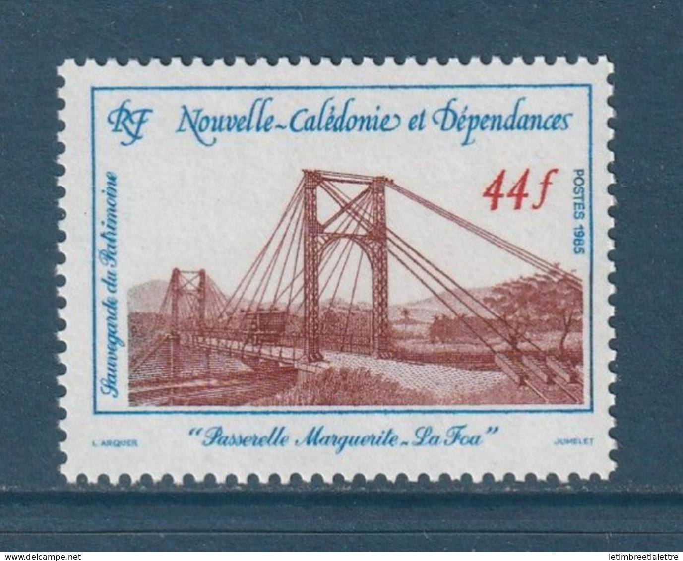 Nouvelle Calédonie - YT N° 503 ** - Neuf Sans Charnière - 1985 - Unused Stamps