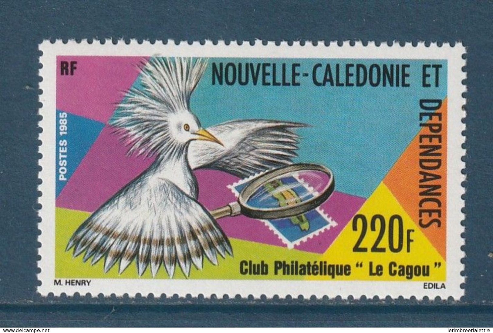 Nouvelle Calédonie - YT N° 504 ** - Neuf Sans Charnière - 1985 - Neufs