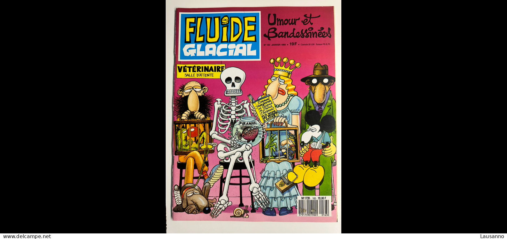 FLUIDE GLACIAL : 27 numéros des années 1989, 1990, 1991, 1992, 1993, 1994, 1995