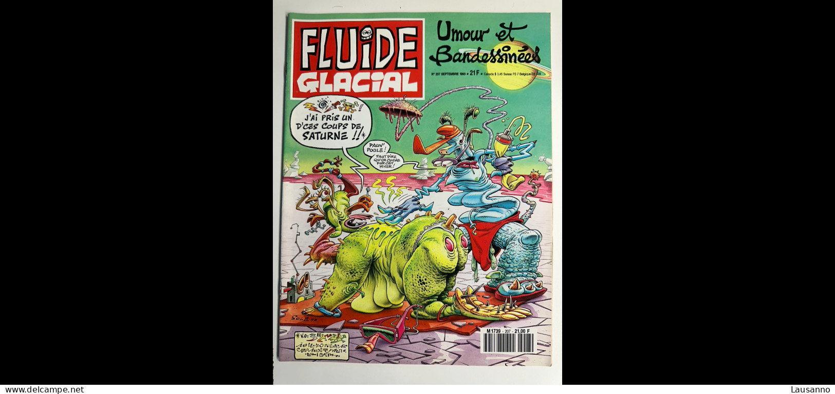 FLUIDE GLACIAL : 27 numéros des années 1989, 1990, 1991, 1992, 1993, 1994, 1995