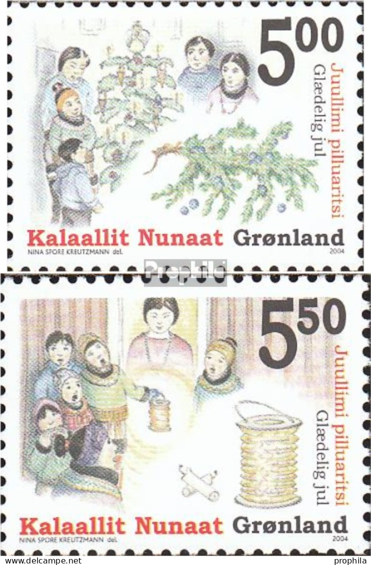 Dänemark - Grönland 427-428 (kompl.Ausg.) Postfrisch 2004 Weihnachten - Unused Stamps